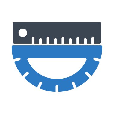 ölçek glyph renk vektör simgesi