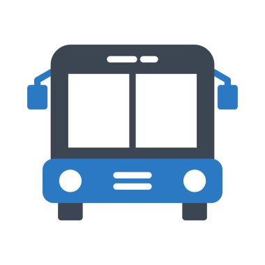 Araç glif renk vektör simge