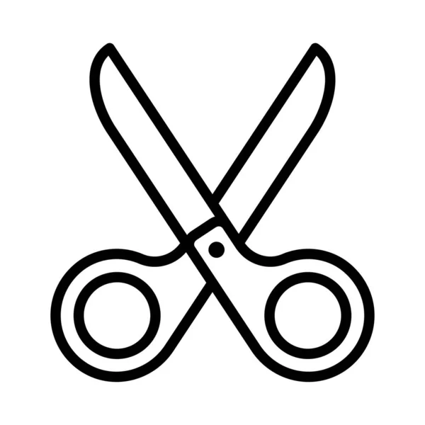 Cut Thin Line Icon — Stock Vector