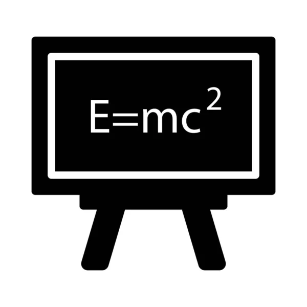 Chemie Glyphen Flache Vektorsymbole — Stockvektor