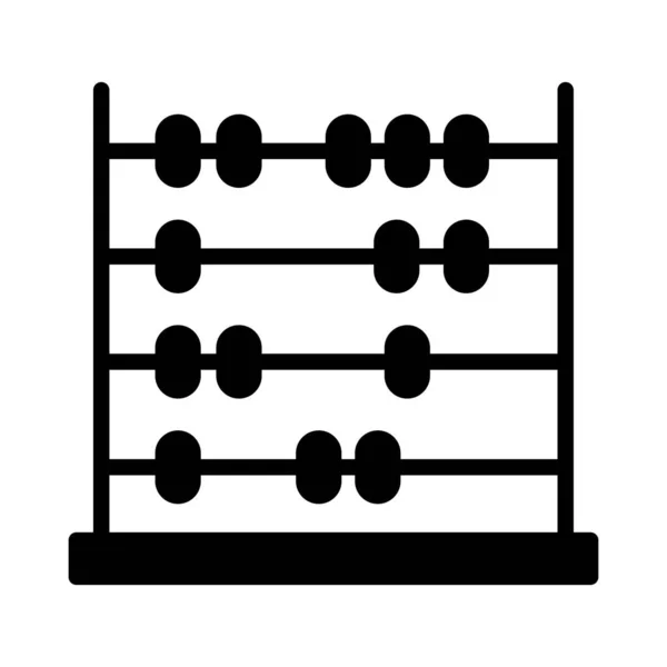 Matematika Karakterjel Sík Vektor Ikon — Stock Vector