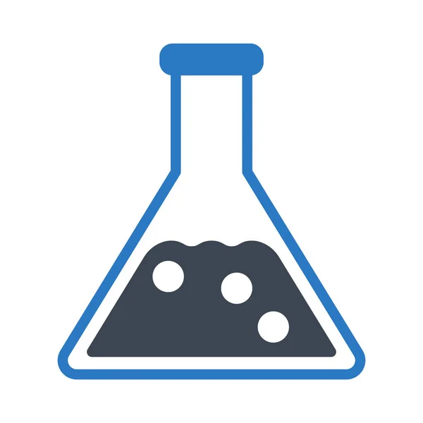 Ícone Vetor Cor Glifo Laboratório —  Vetores de Stock