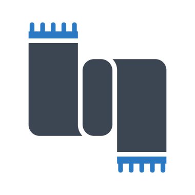 bez glif simge renk vektör