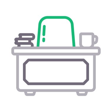 ofis renk çizgisi simgesi