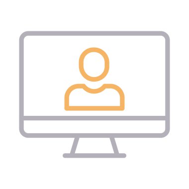 kullanıcı renk çizgisi simgesi