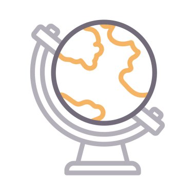 dünya renk çizgisi simgesi