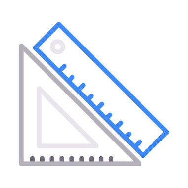 ölçek renk çizgisi simgesi