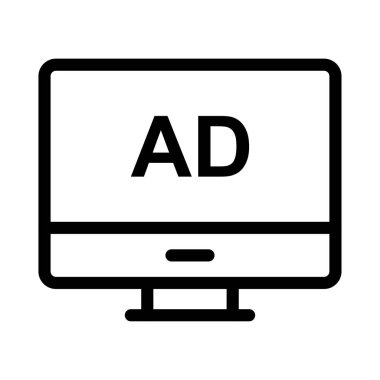 ekran ince çizgi simgesi