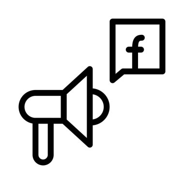 sosyal ince çizgi simgesi