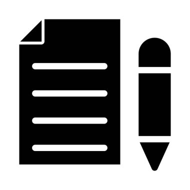 glyph düz vektör simgesi oluşturma