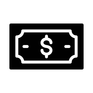 para glif düz vektör simge