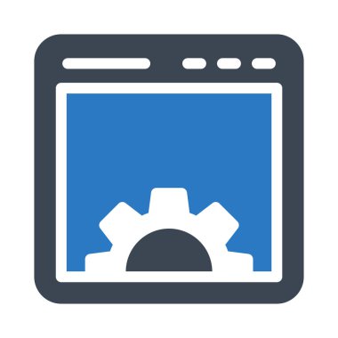 glyph renk vektör simgesini ayarlama