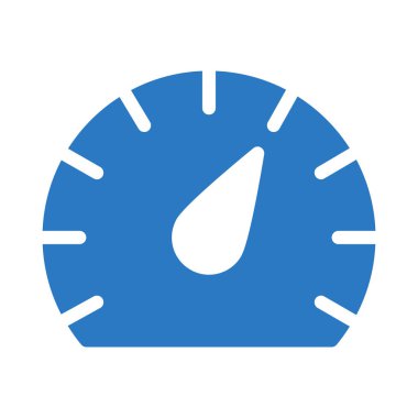 gauge glyph renk vektör simgesi