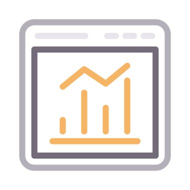 grafik renk çizgisi simgesi