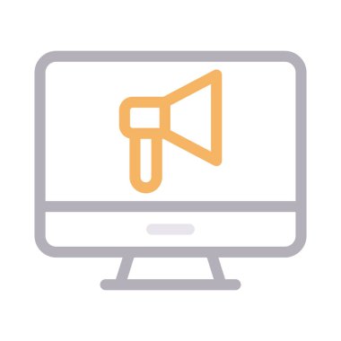 reklam renk çizgisi simgesi