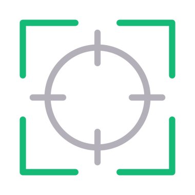 odak renk çizgisi simgesi