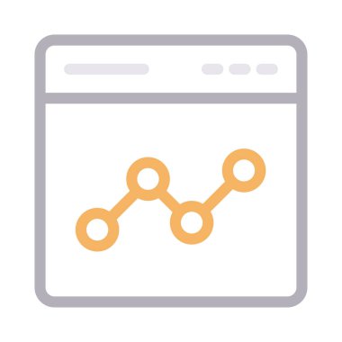 web sayfası renk çizgisi simgesi