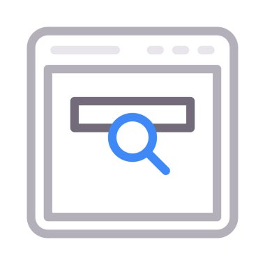 arama renk çizgisi simgesi