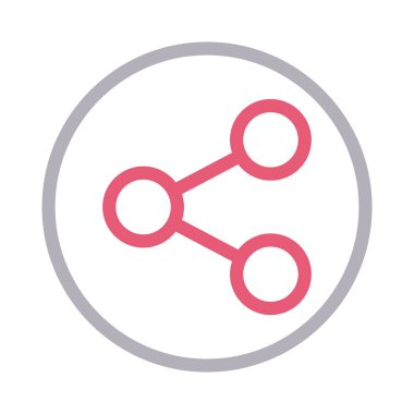 bağlantı renk çizgisi simgesi