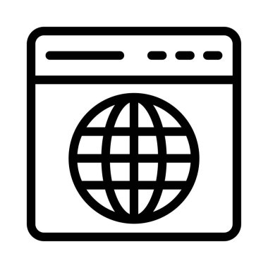 veritabanı ince çizgi simgesi