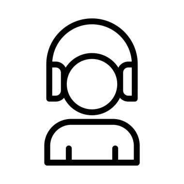 hizmetler ince çizgi simgesi