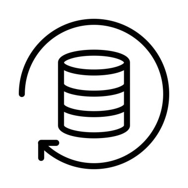 barındırma ince çizgi simgesi