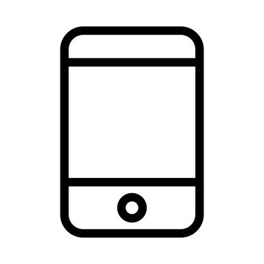 Telefon ince çizgi simgesini