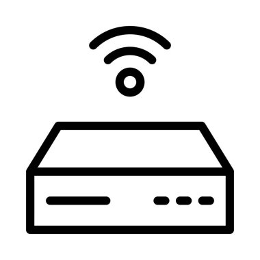 WiFi ince çizgi simgesi