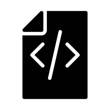 dosya glyph düz vektör simgesi