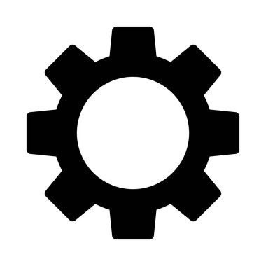 glif düz vektör simgesini yapılandırma