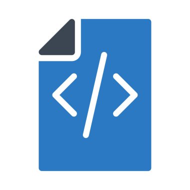 dosya glif renk vektör simgesi