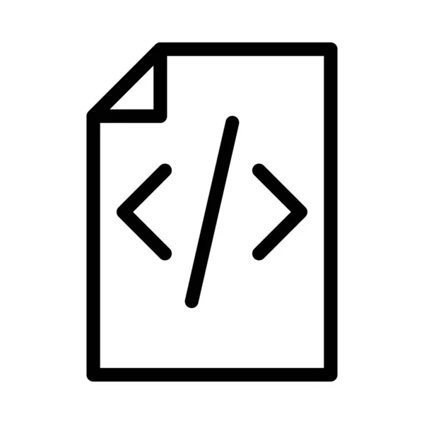 Datei Thin Line Icon — Stockvektor