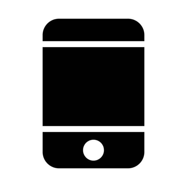 手机字形平面矢量图标 — 图库矢量图片