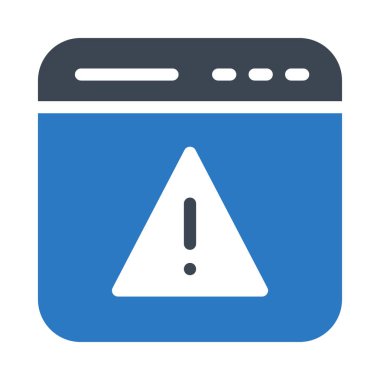 ünlem glyph renk vektör simgesi