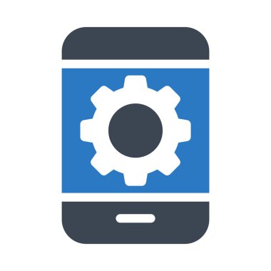 glyph renk vektör simgesini ayarlama