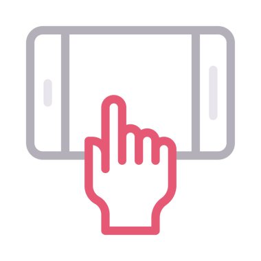 dokunmatik renk çizgisi simgesi