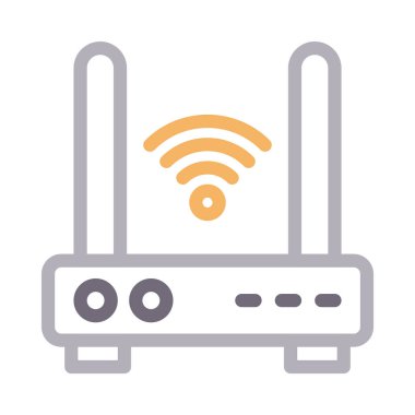 modem renk çizgisi simgesi