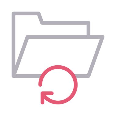 dosyalar renk çizgisi simgesi