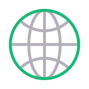 küresel renk çizgisi simgesi