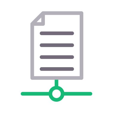 belge renk çizgisi simgesi