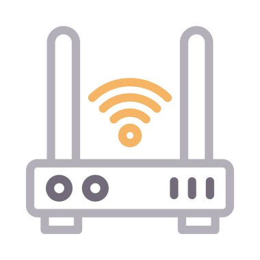 modem renk çizgisi simgesi