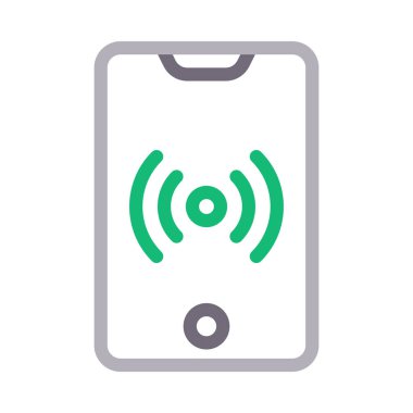 sinyal renk çizgisi simgesi