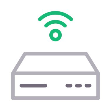 Wifi renk çizgisi simgesi