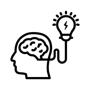 yaratıcı ince çizgi simgesi