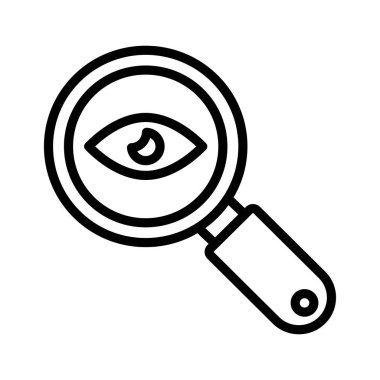 Arama ince çizgi simgesi