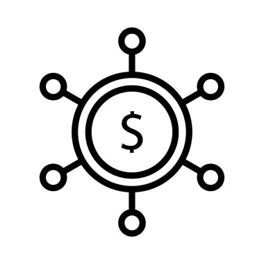 ince çizgi paylaşımı simgesi