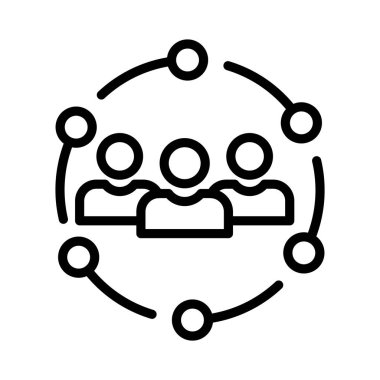 takım ince çizgi simgesi