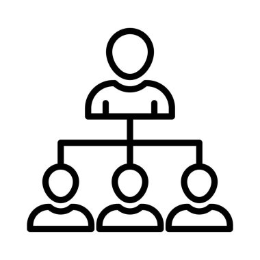 bağlantı ince çizgi simgesi