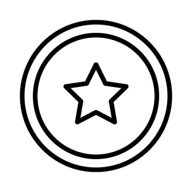 ödül ince çizgi simgesi