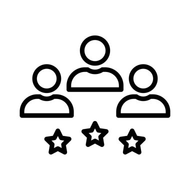 takım ince çizgi simgesi